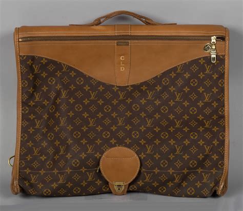 leather garment bag louis vuitton|vintage Louis Vuitton suit bag.